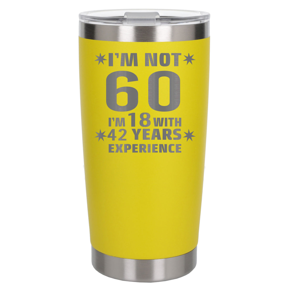 Yellow Thermal Metal Coffee Cup