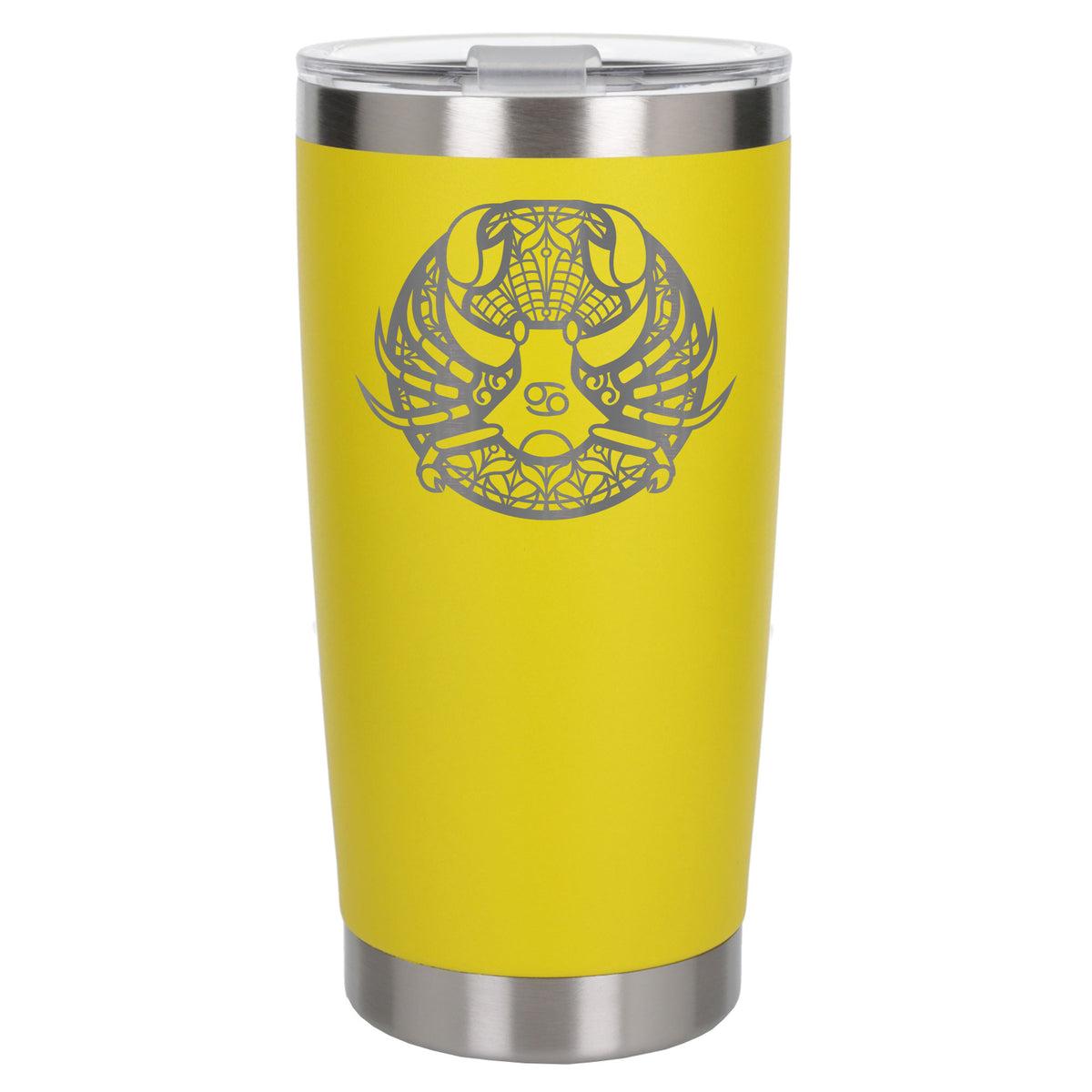 Yellow Thermal Metal Coffee Cup