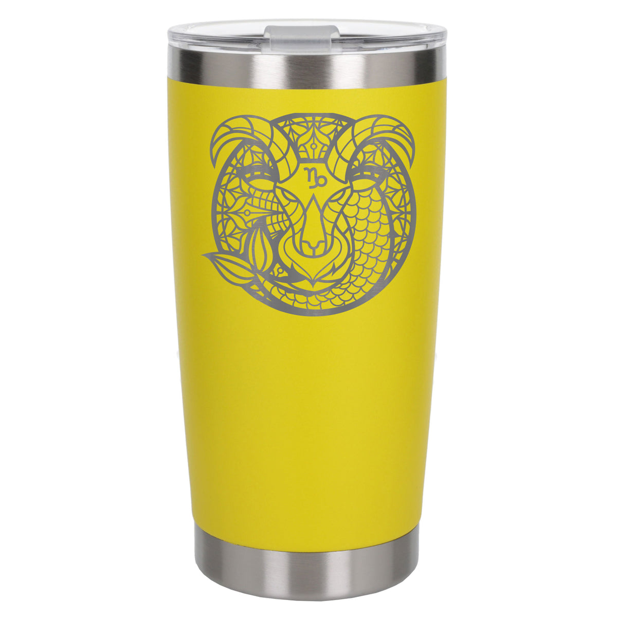 Yellow Thermal Metal Coffee Cup
