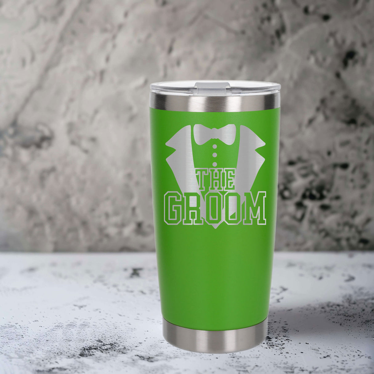 Green Thermal Metal Coffee Cup