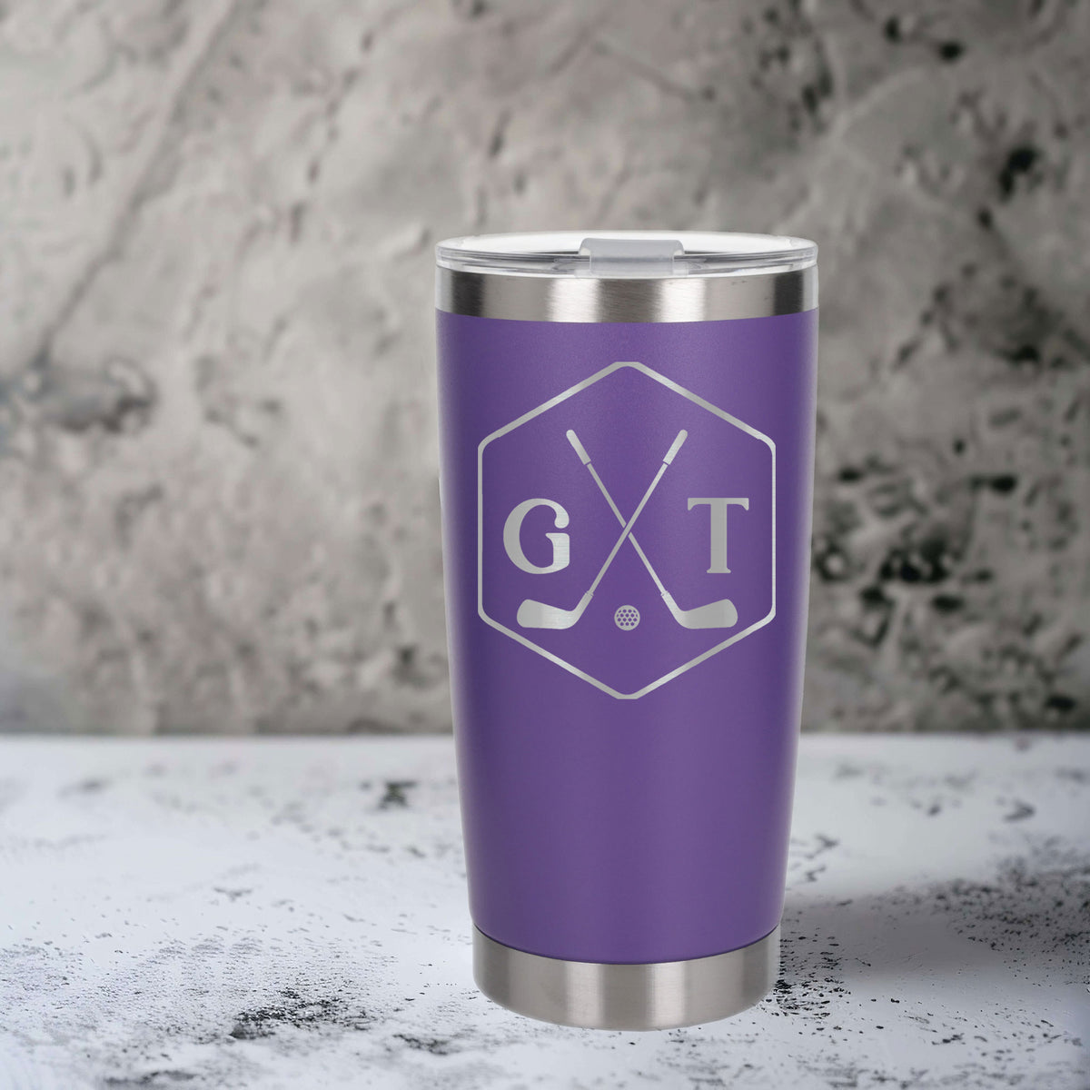 Purple Thermal Metal Coffee Cup