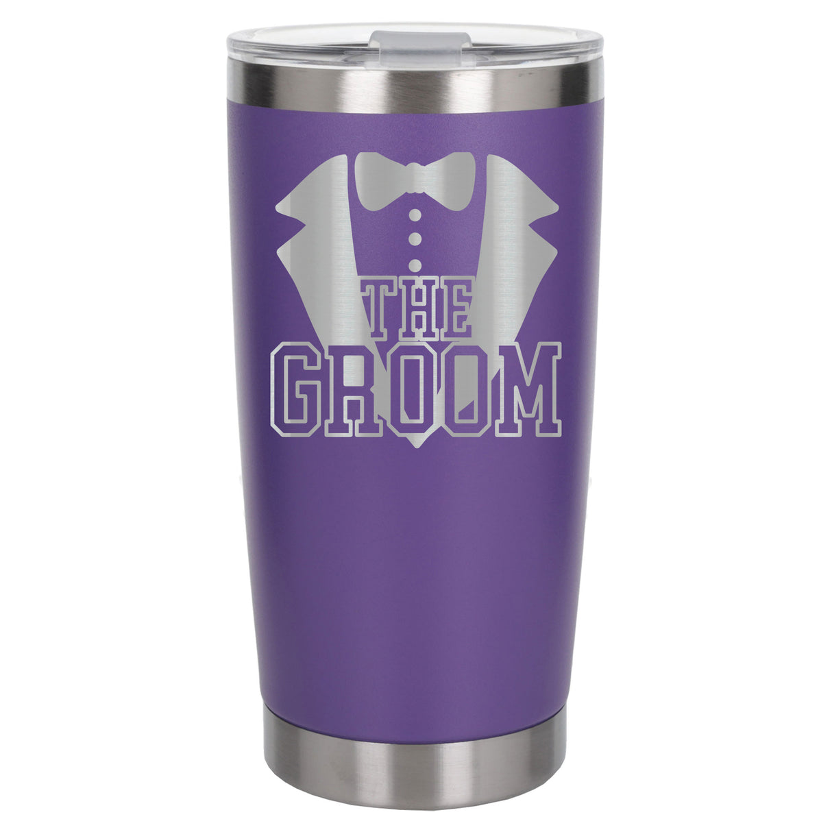 Purple Thermal Metal Coffee Cup