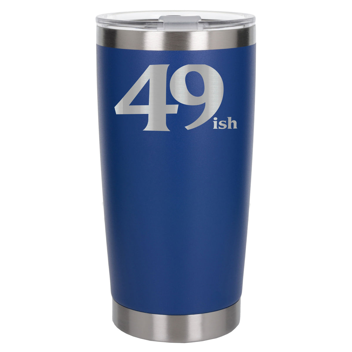 Dark Blue Thermal Metal Coffee Cup