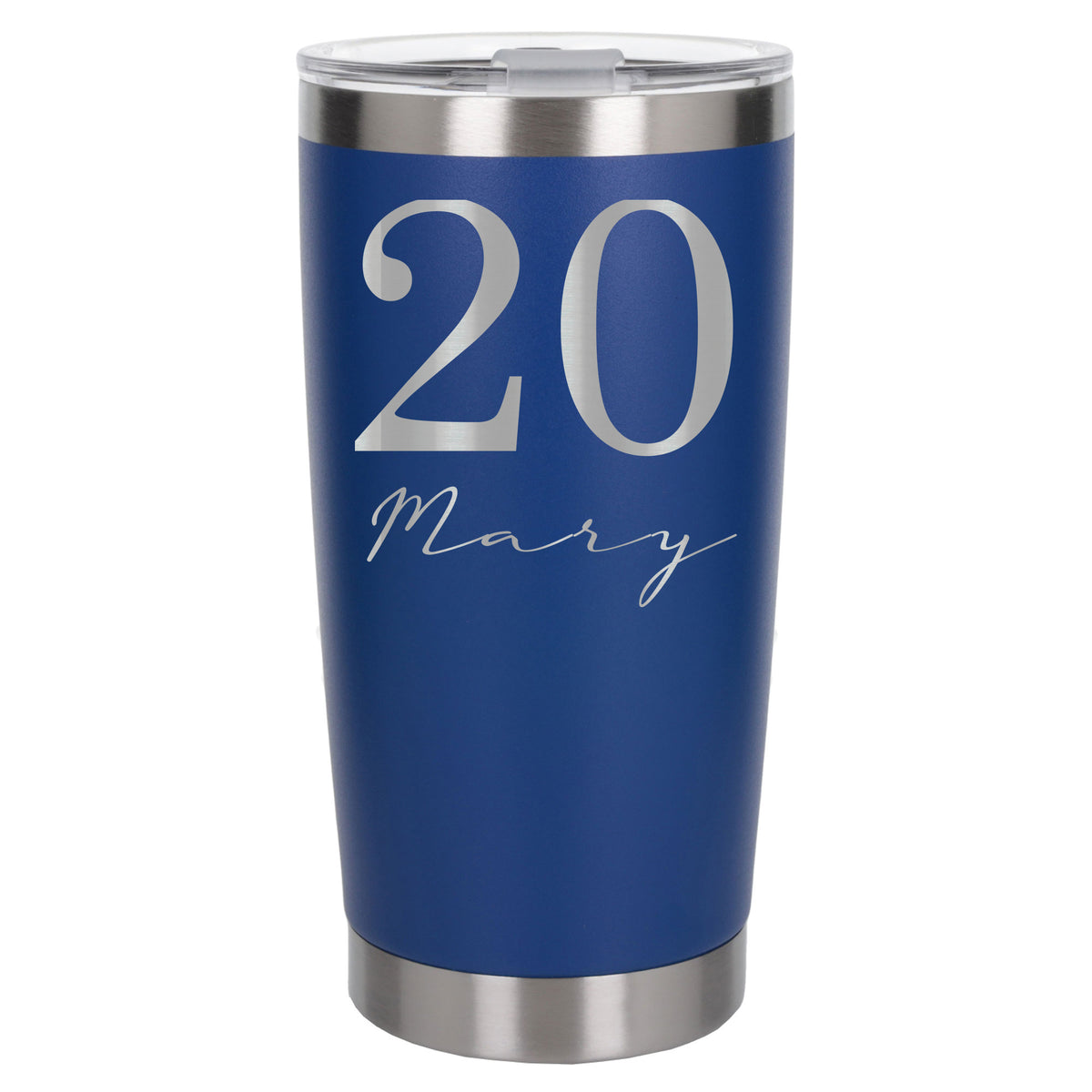 Dark Blue Thermal Metal Coffee Cup