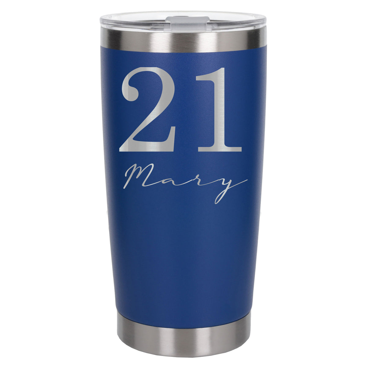 Dark Blue Thermal Metal Coffee Cup