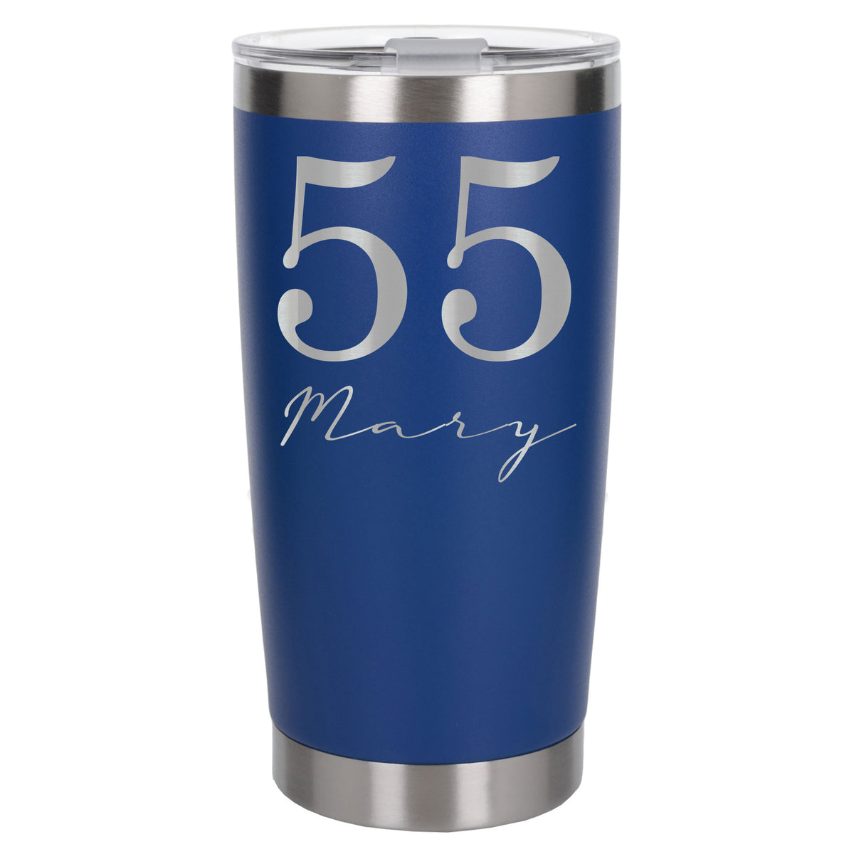 Dark Blue Thermal Metal Coffee Cup