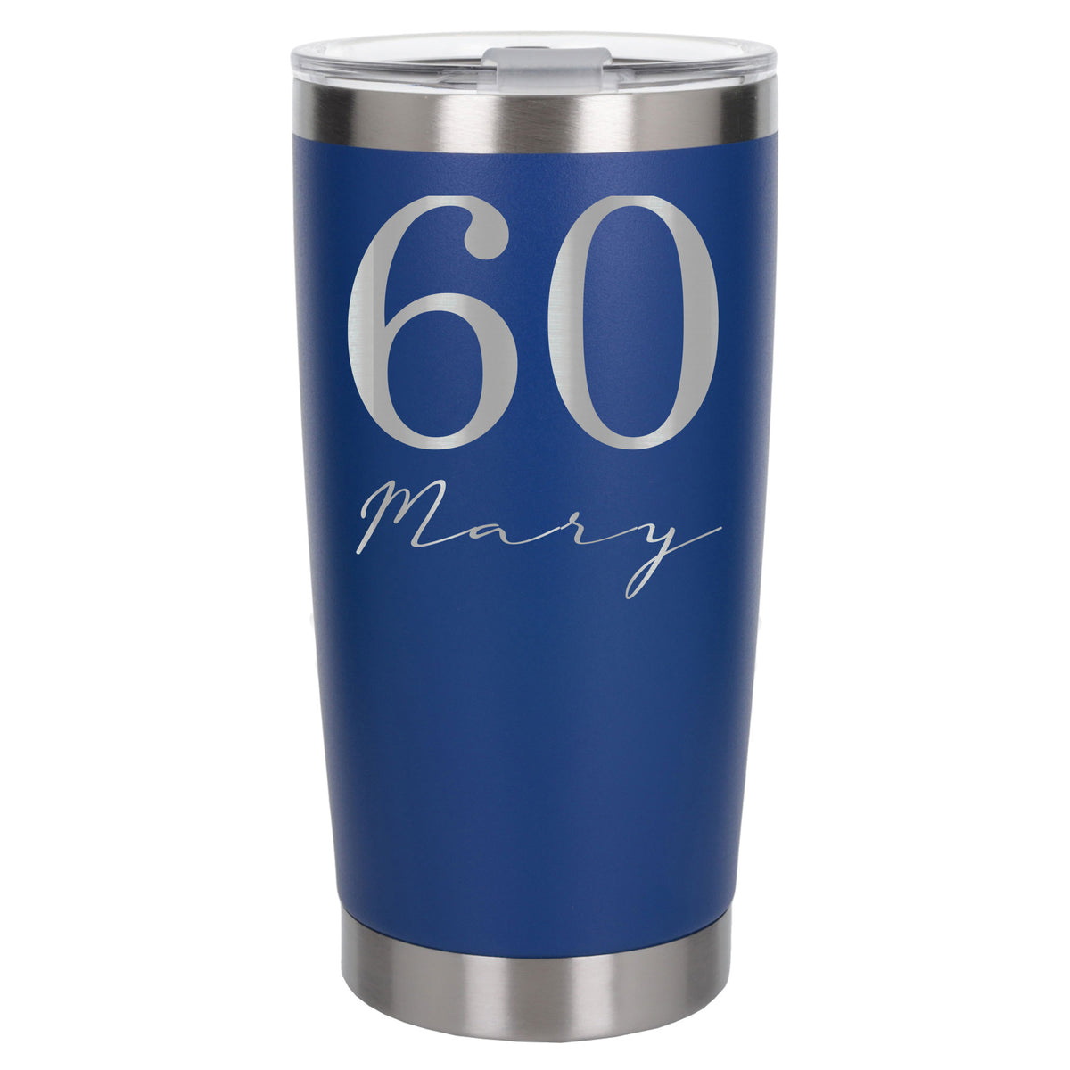 Dark Blue Thermal Metal Coffee Cup
