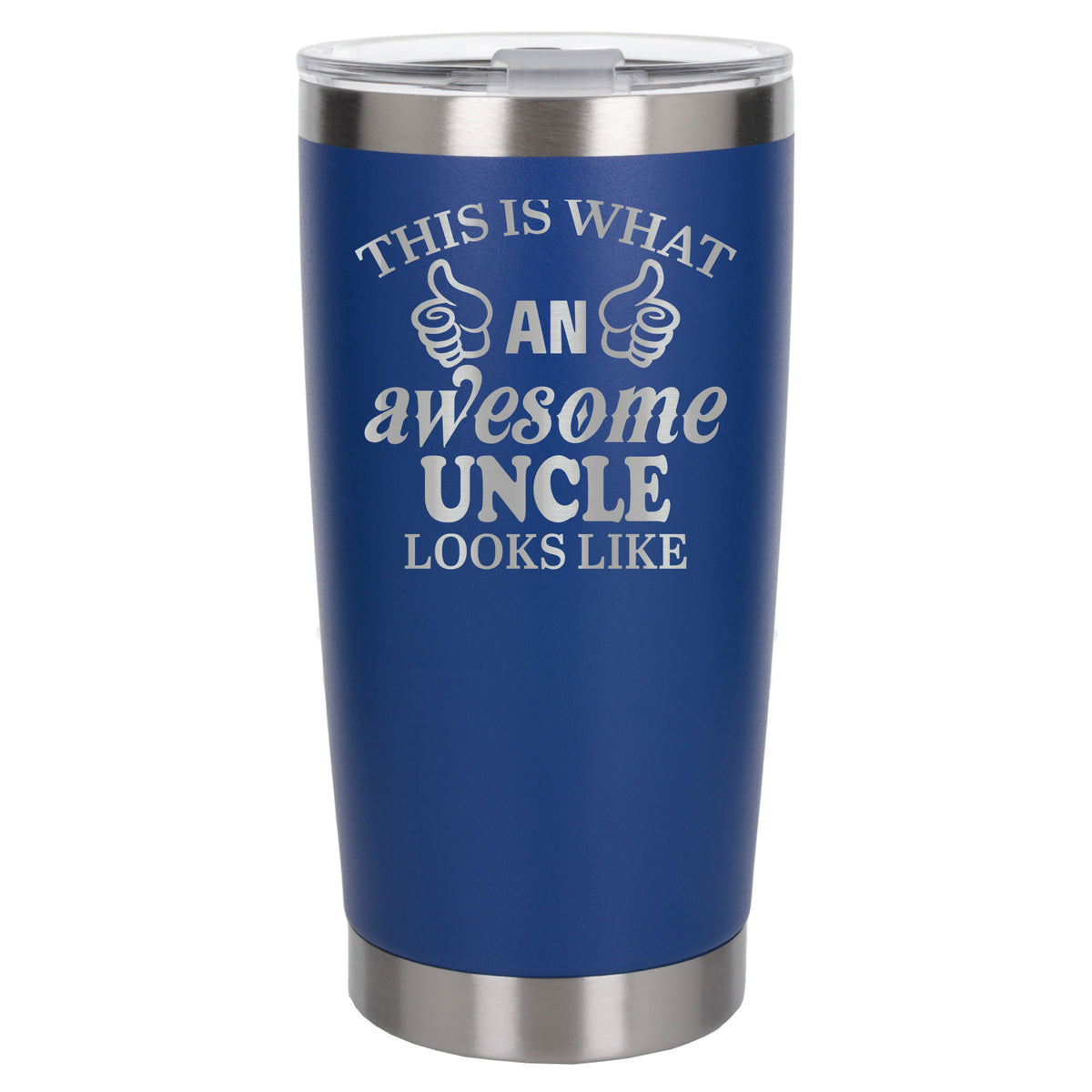 Dark Blue Thermal Metal Coffee Cup
