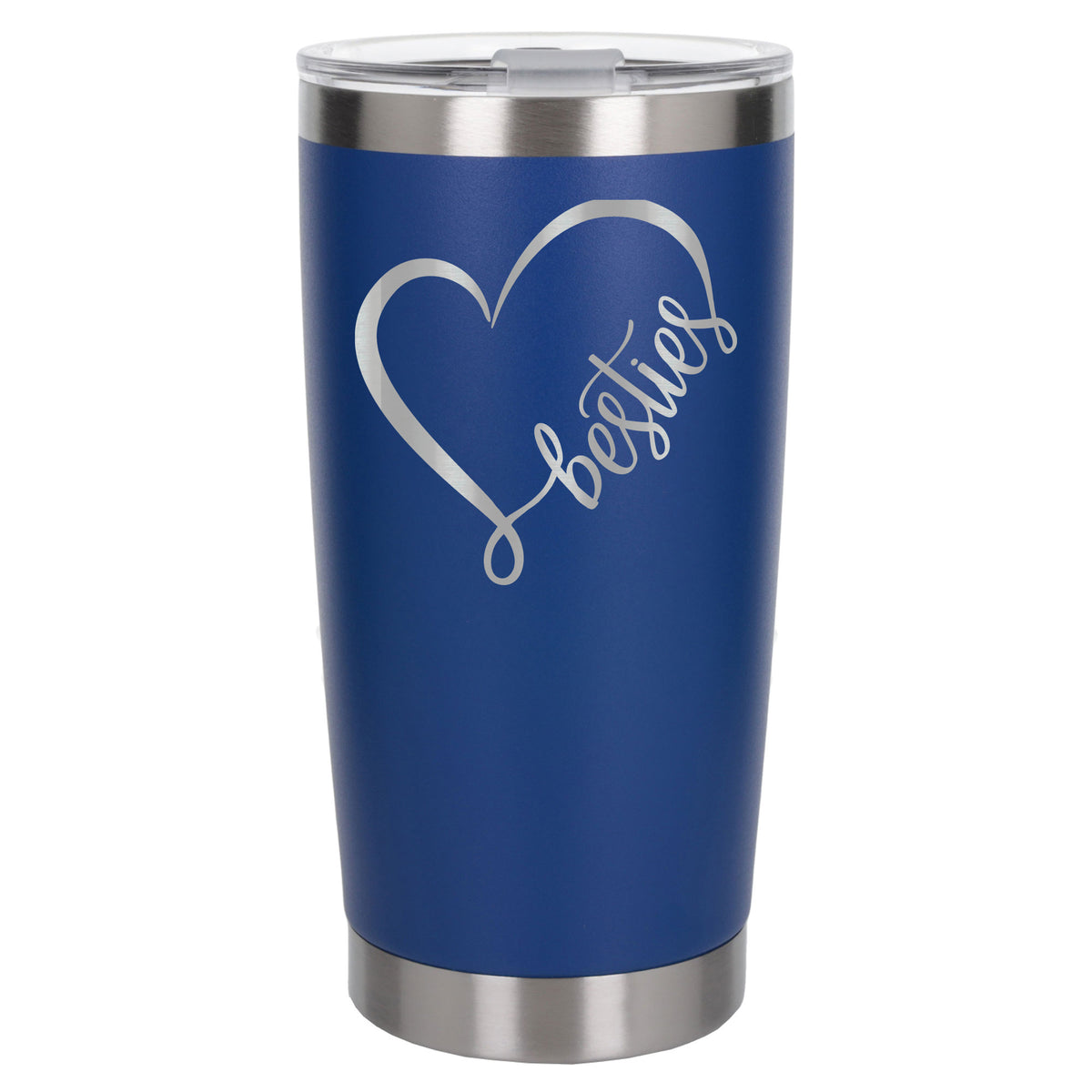Dark Blue Thermal Metal Coffee Cup