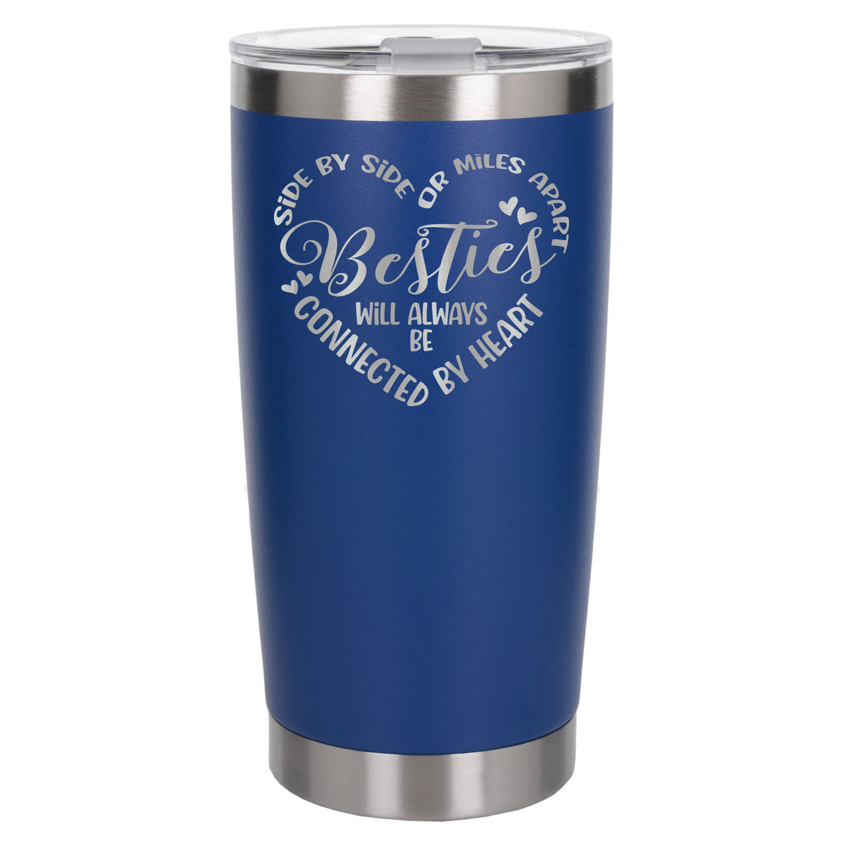 Dark Blue Thermal Metal Coffee Cup