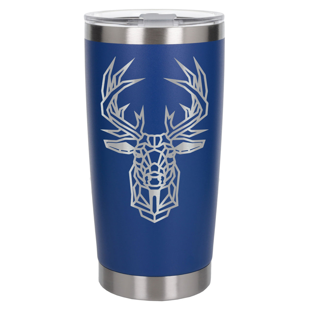 Dark Blue Thermal Metal Coffee Cup