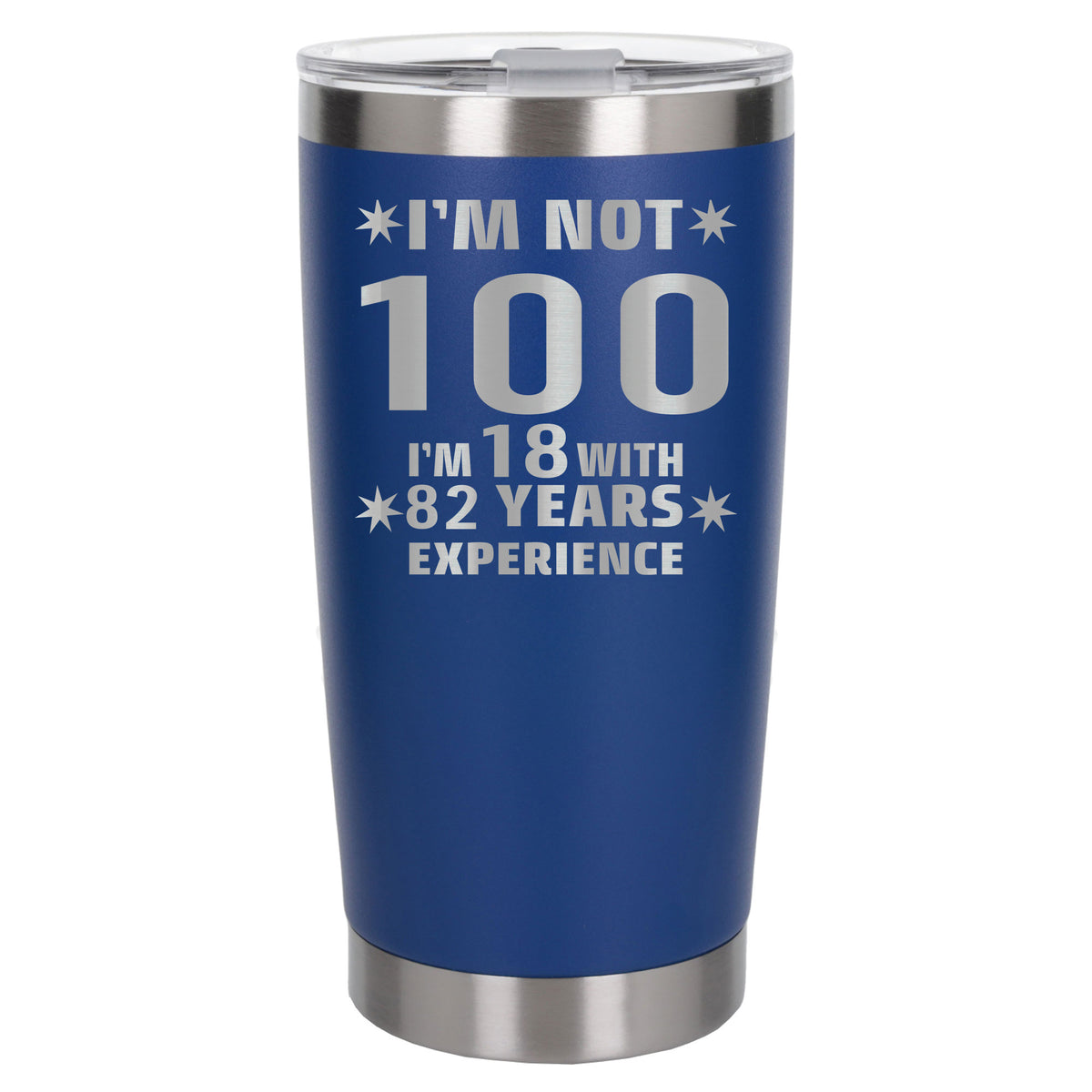 Dark Blue Thermal Metal Coffee Cup
