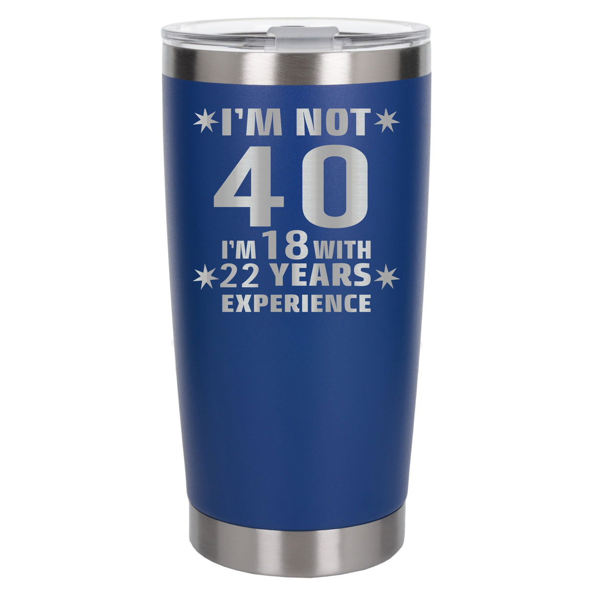 Dark Blue Thermal Metal Coffee Cup