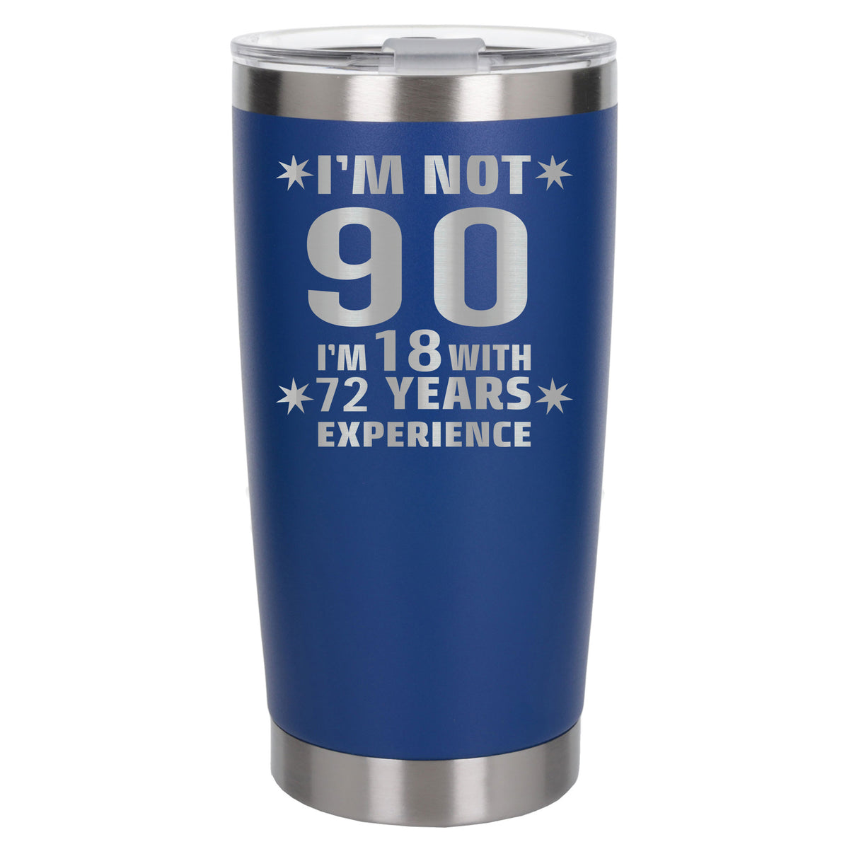 Dark Blue Thermal Metal Coffee Cup