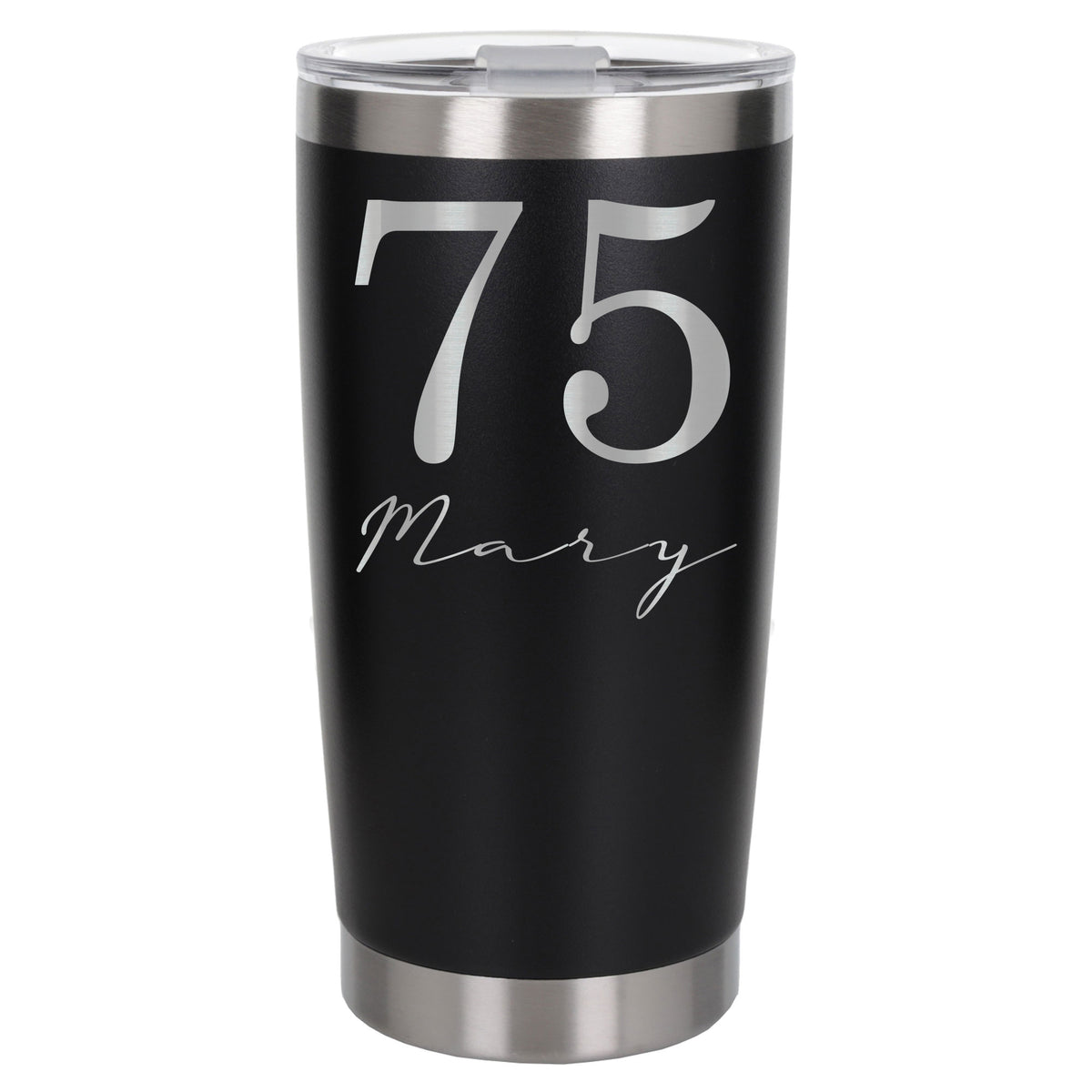 Black Thermal Metal Coffee Cup