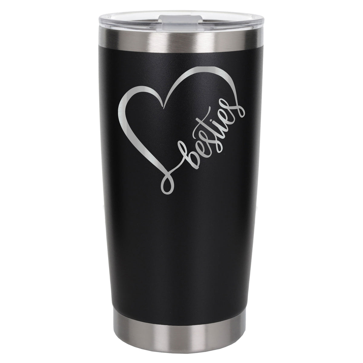 Black Thermal Metal Coffee Cup