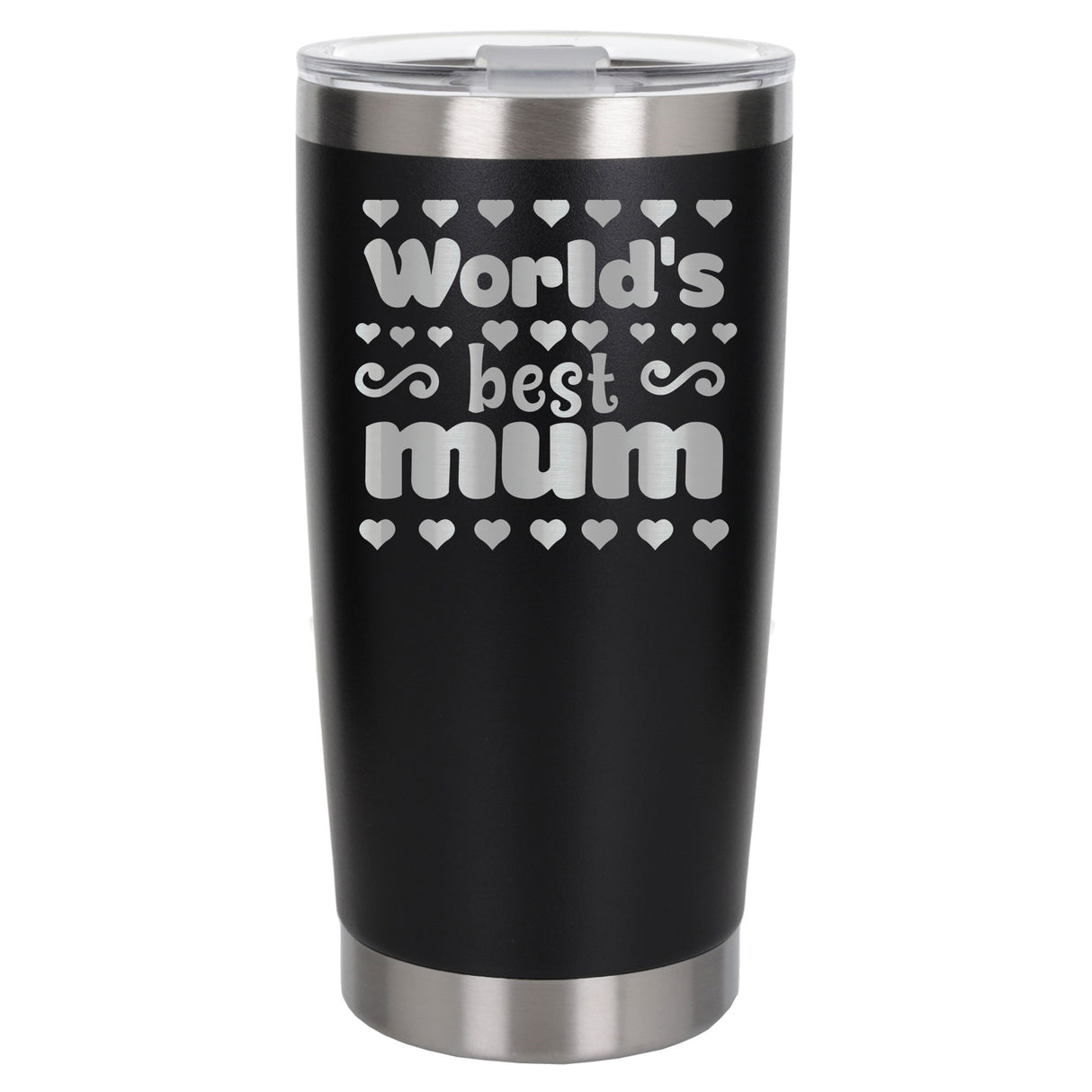 Black Thermal Metal Coffee Cup