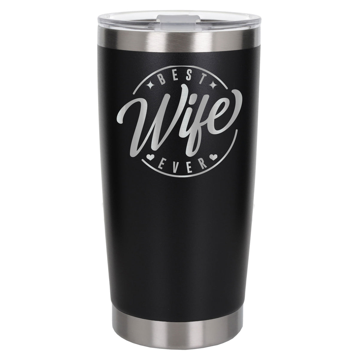 Black Thermal Metal Coffee Cup