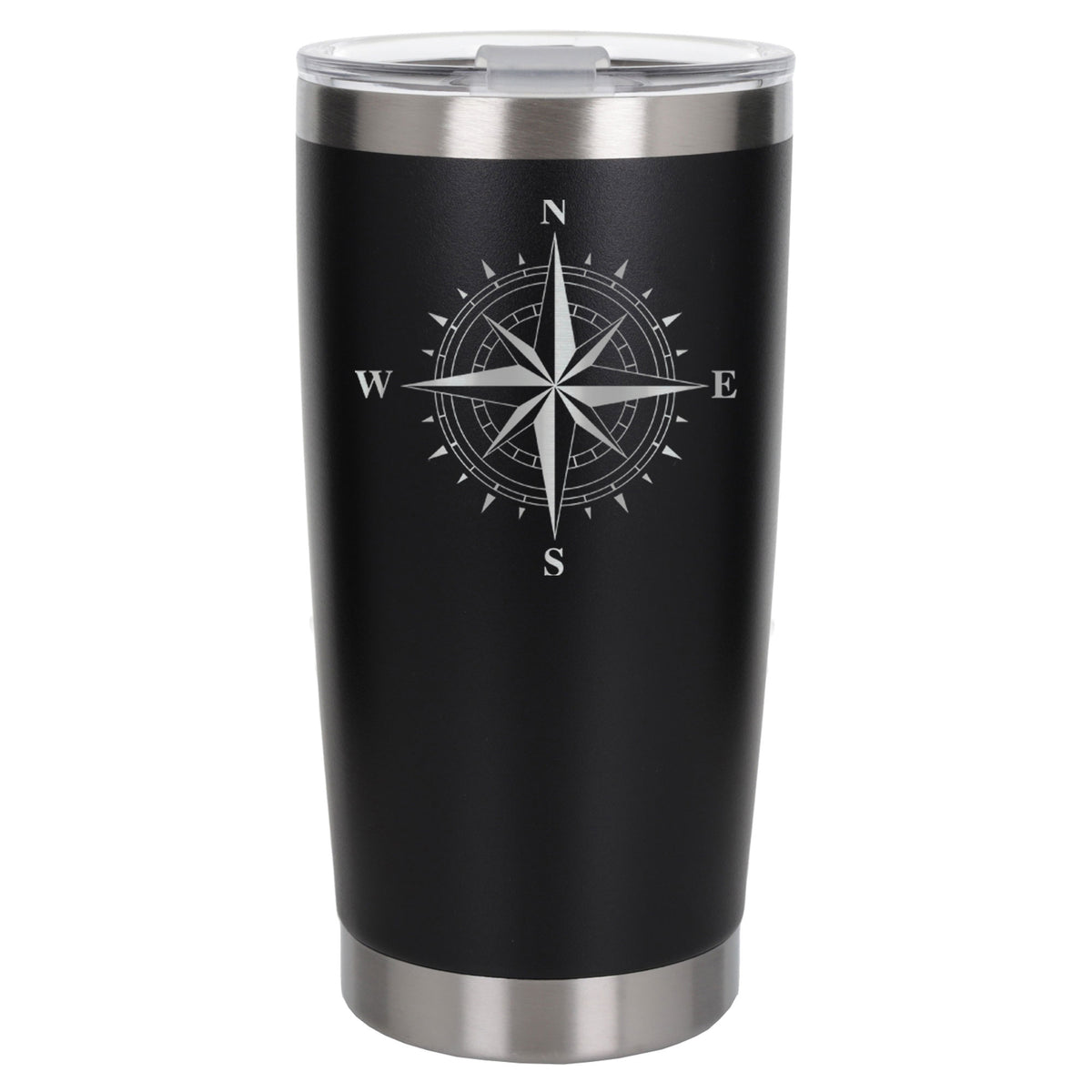 Black Thermal Metal Coffee Cup