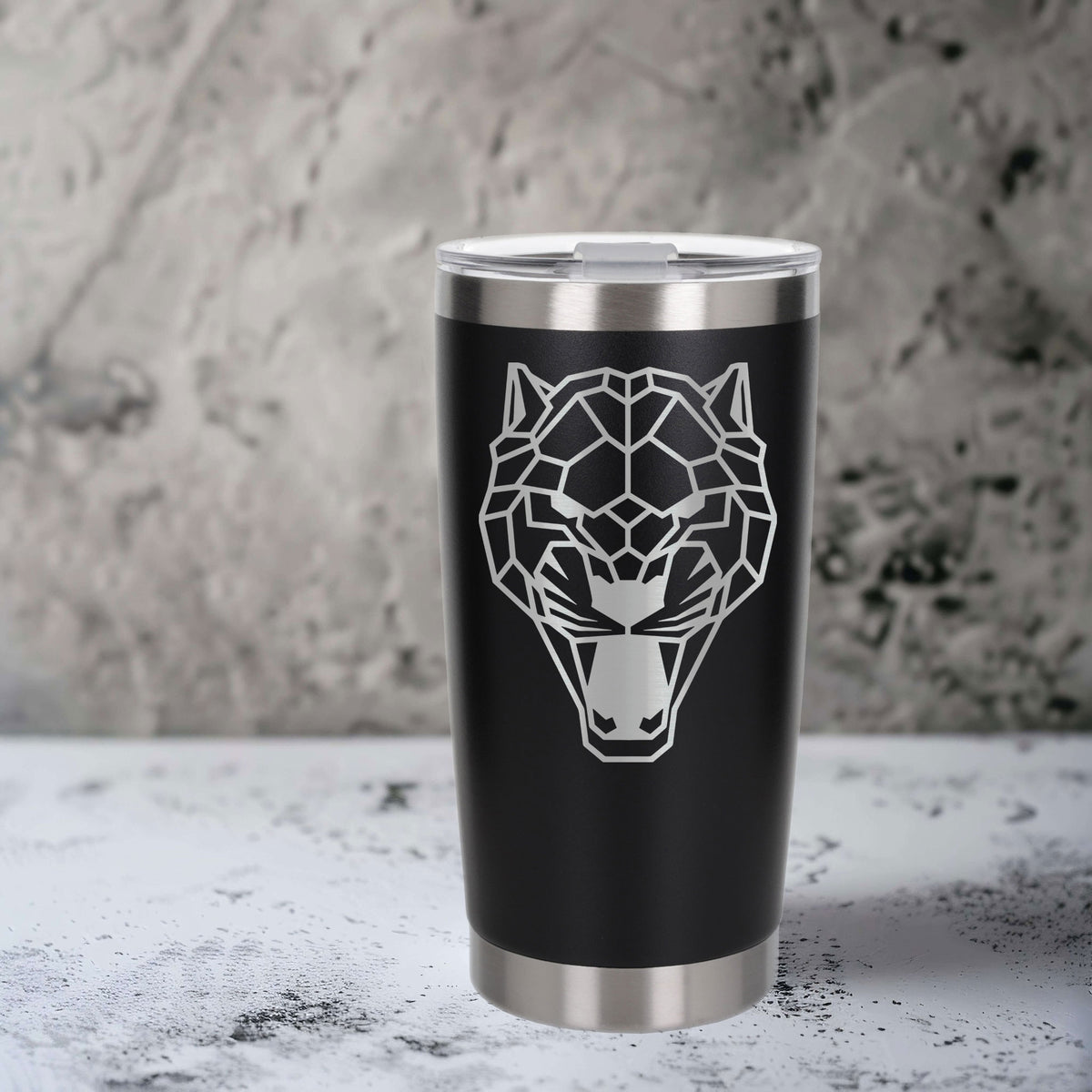 Black Thermal Metal Coffee Cup
