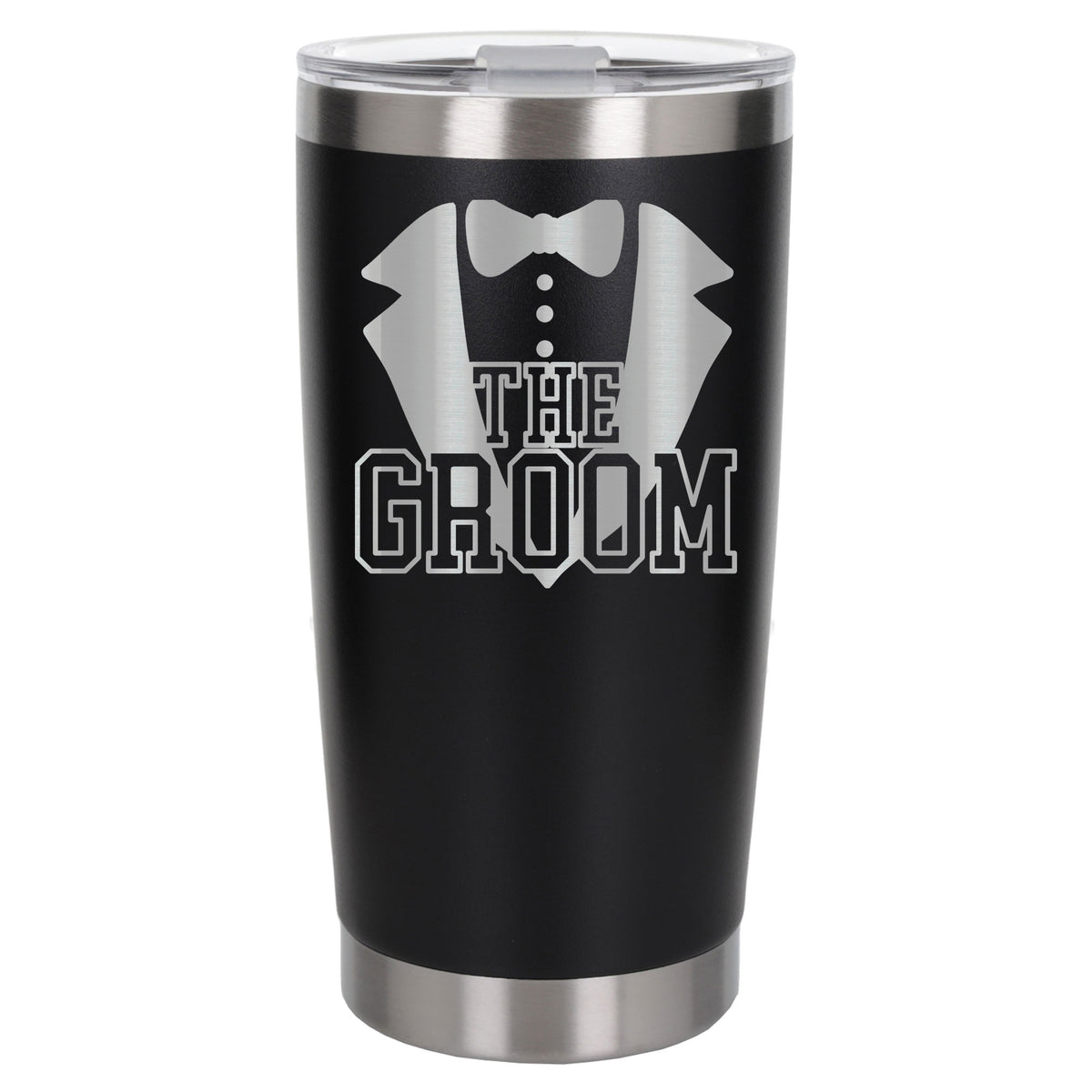 Black Thermal Metal Coffee Cup
