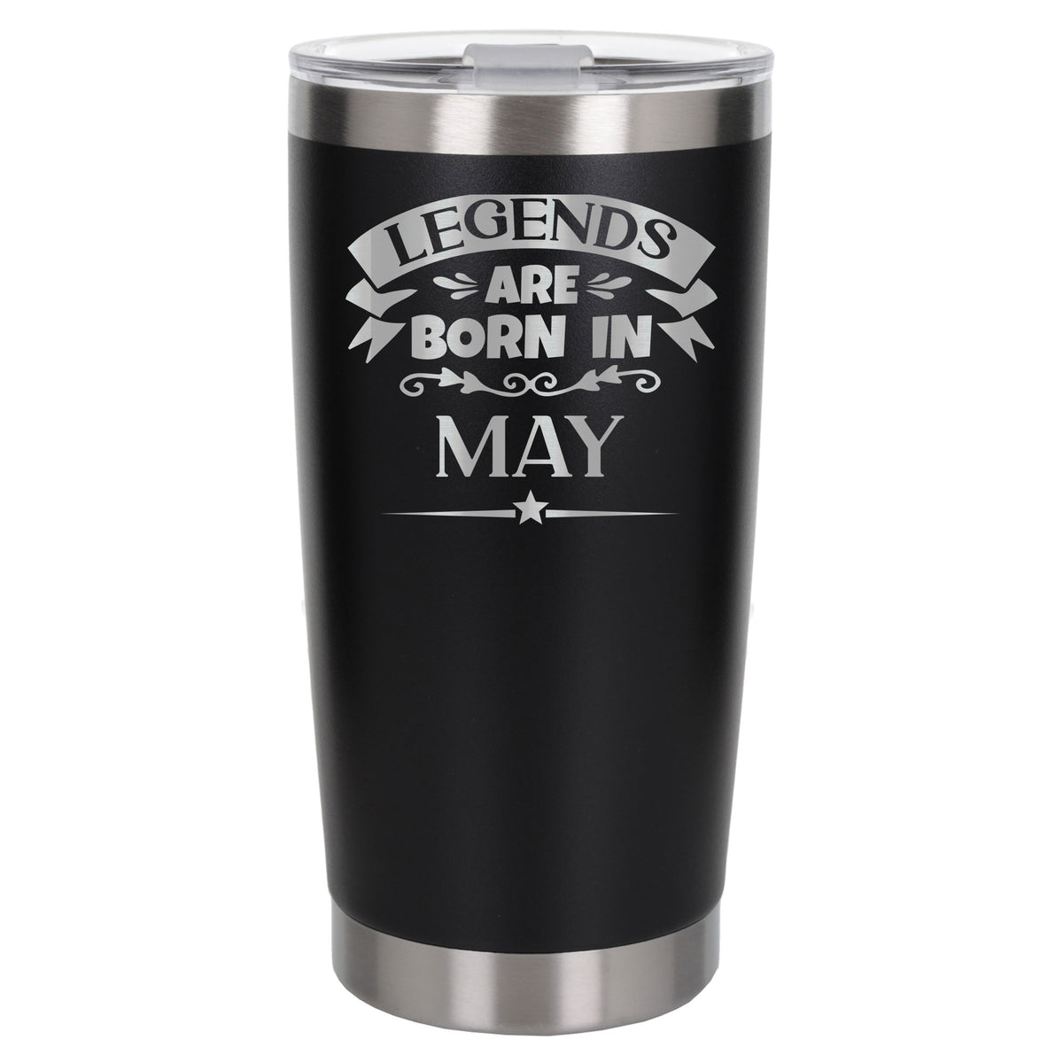 Black Thermal Metal Coffee Cup