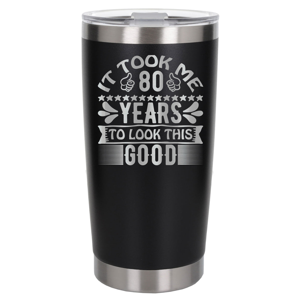 Black Thermal Metal Coffee Cup
