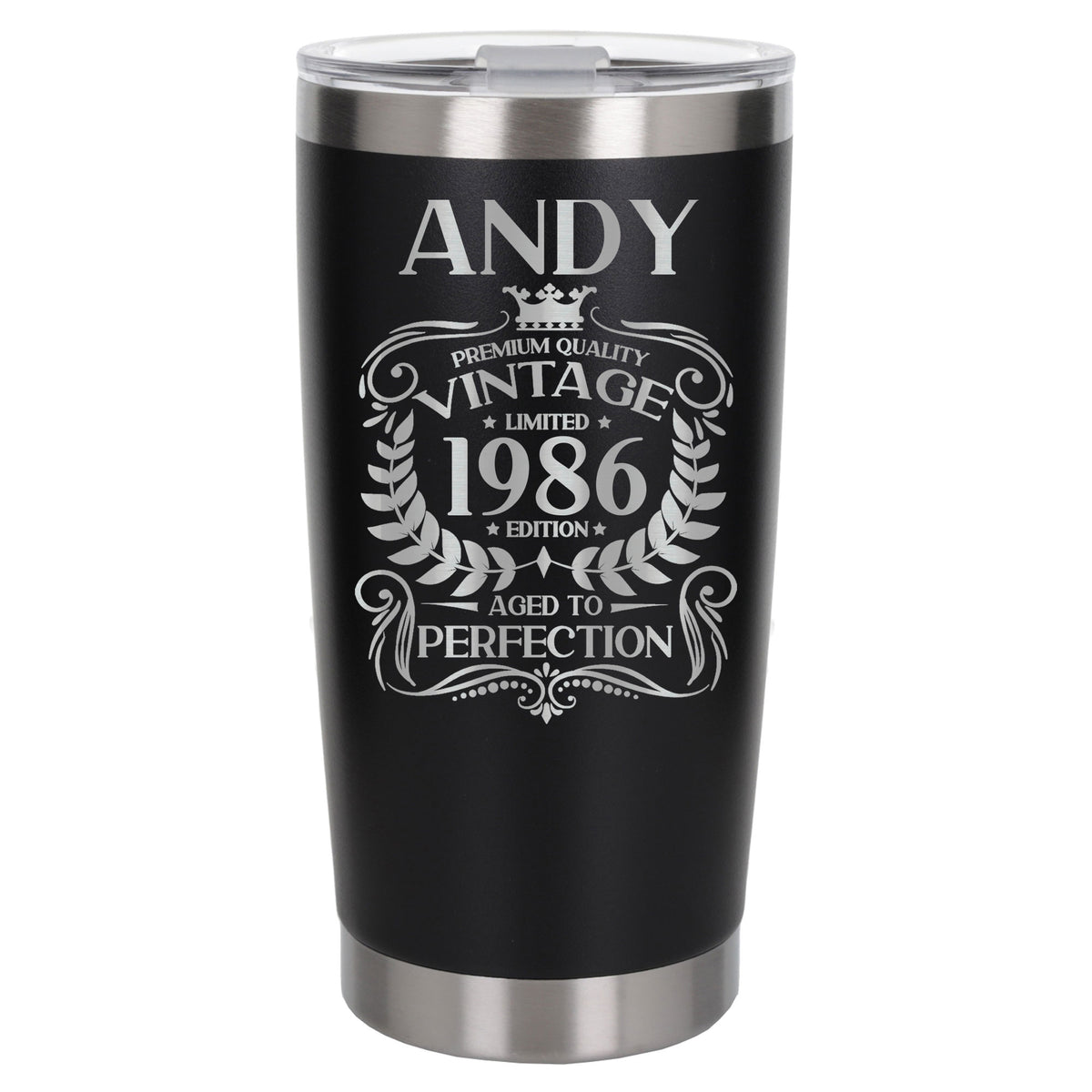 Black Thermal Metal Coffee Cup
