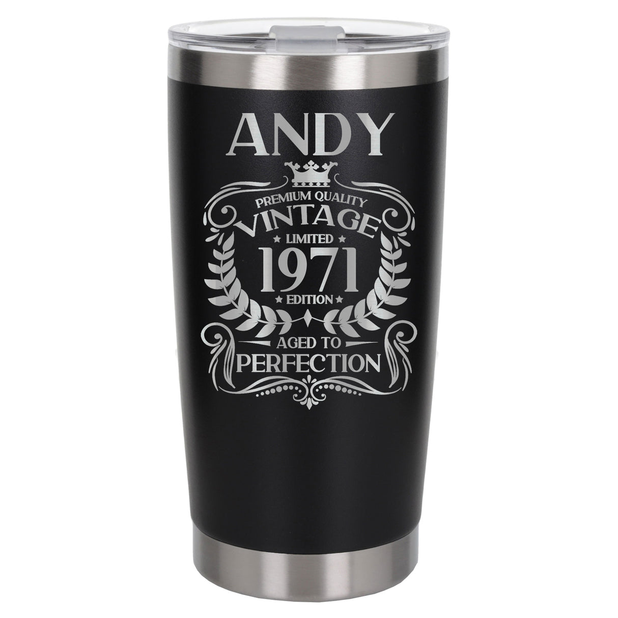 Black Thermal Metal Coffee Cup