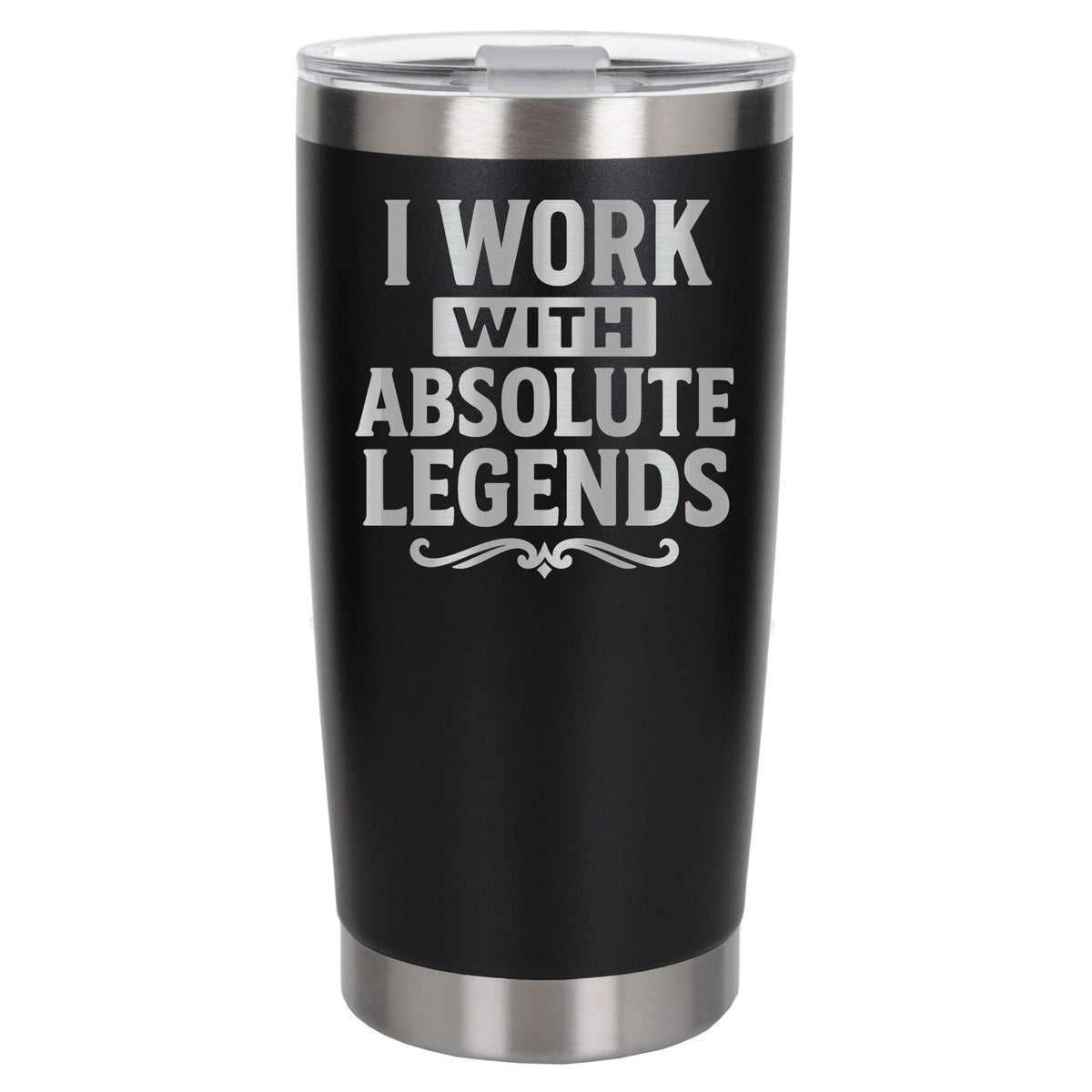 Black Thermal Metal Coffee Cup