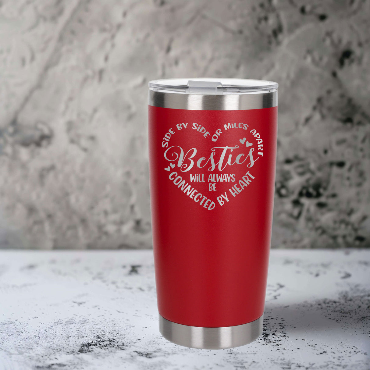 Red Thermal Metal Coffee Cup