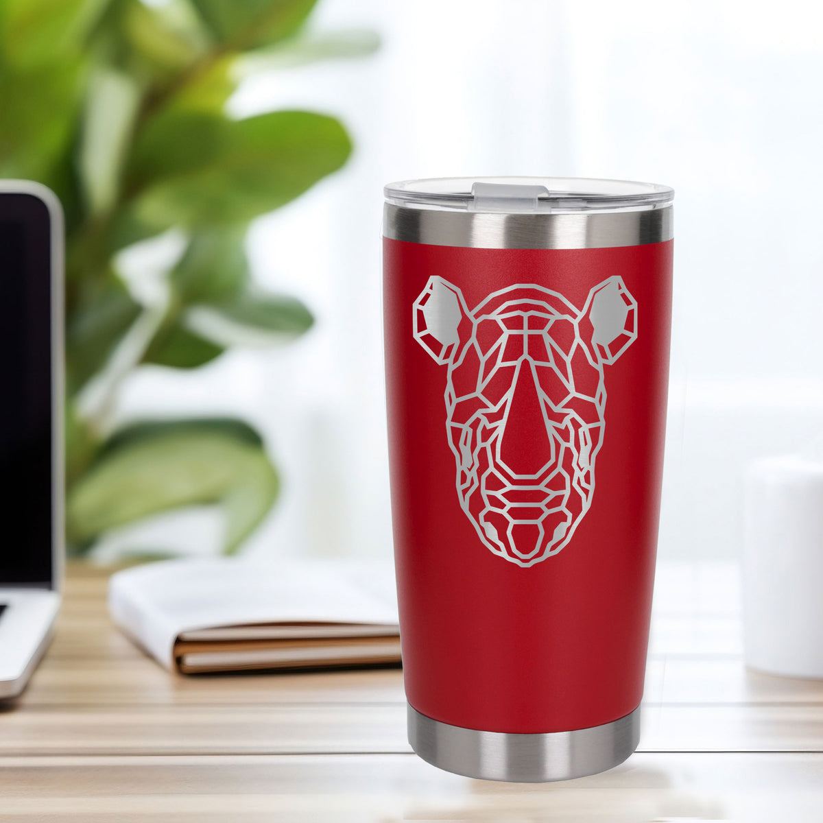 Red Thermal Metal Coffee Cup