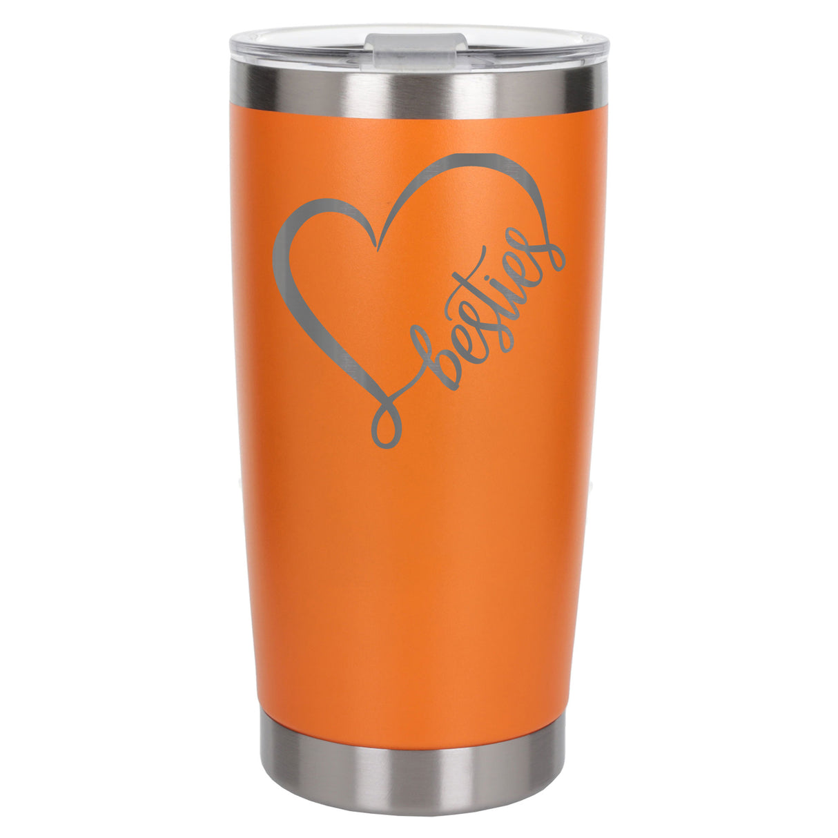 Orange Thermal Metal Coffee Cup