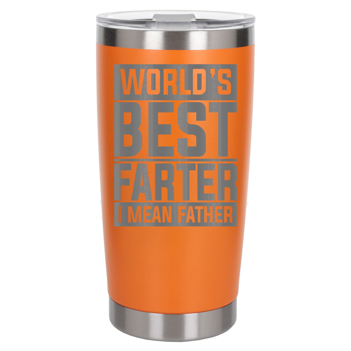 Orange Thermal Metal Coffee Cup