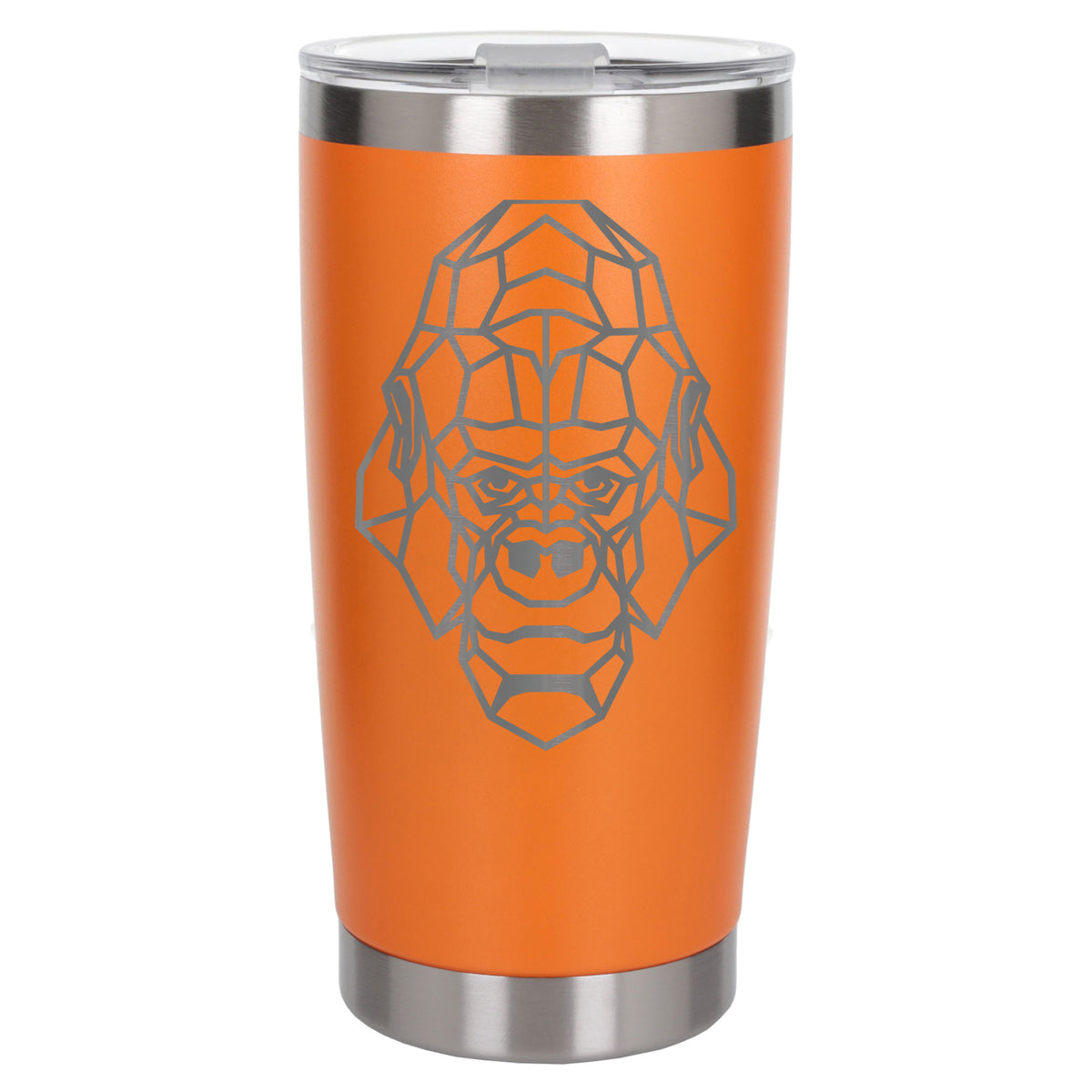 Orange Thermal Metal Coffee Cup