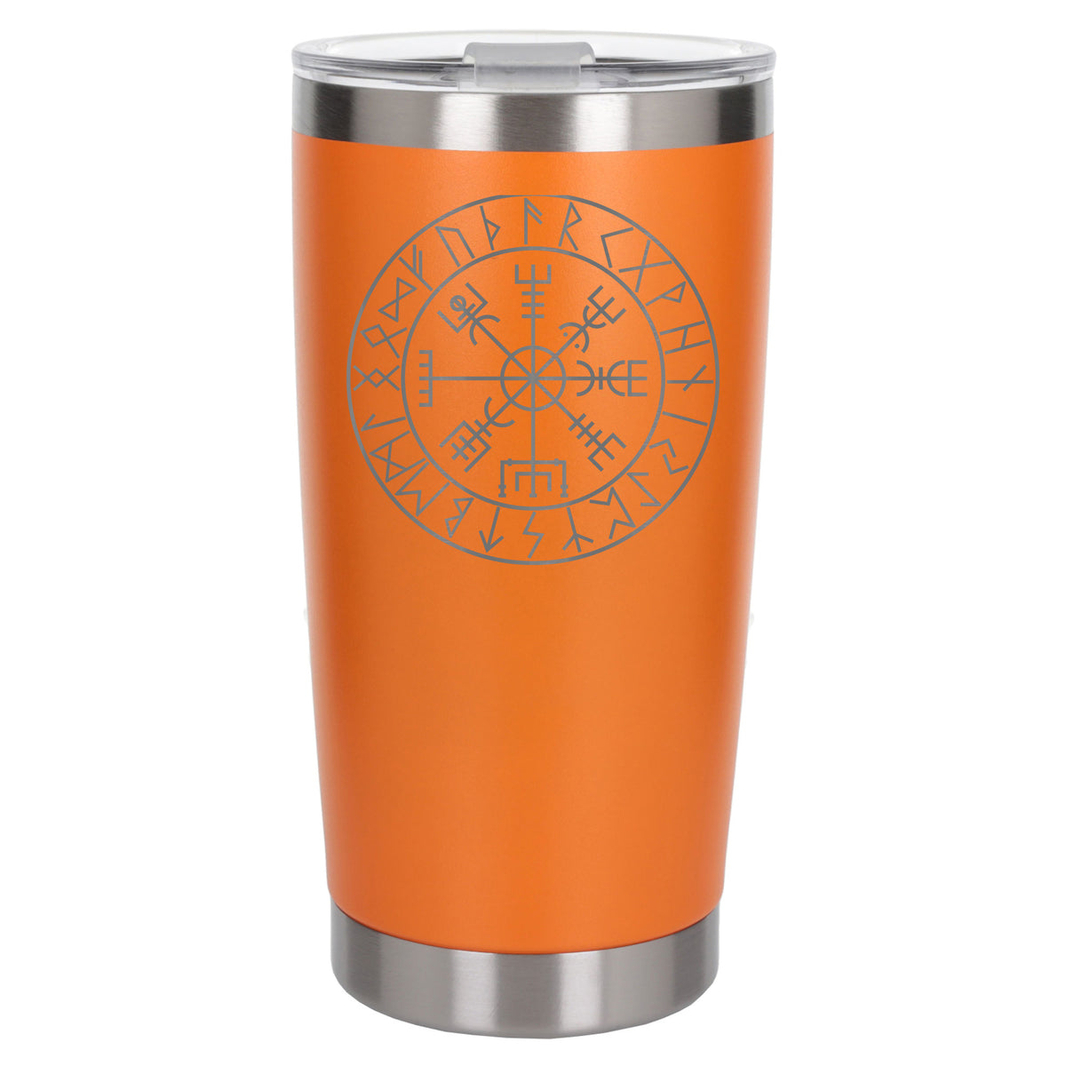 Orange Thermal Metal Coffee Cup