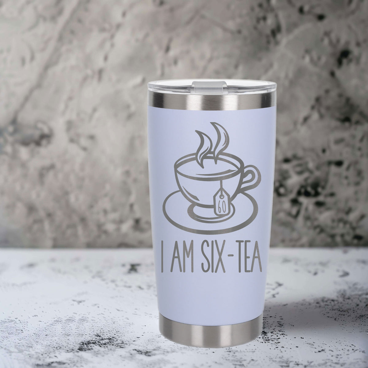 White Thermal Metal Coffee Cup