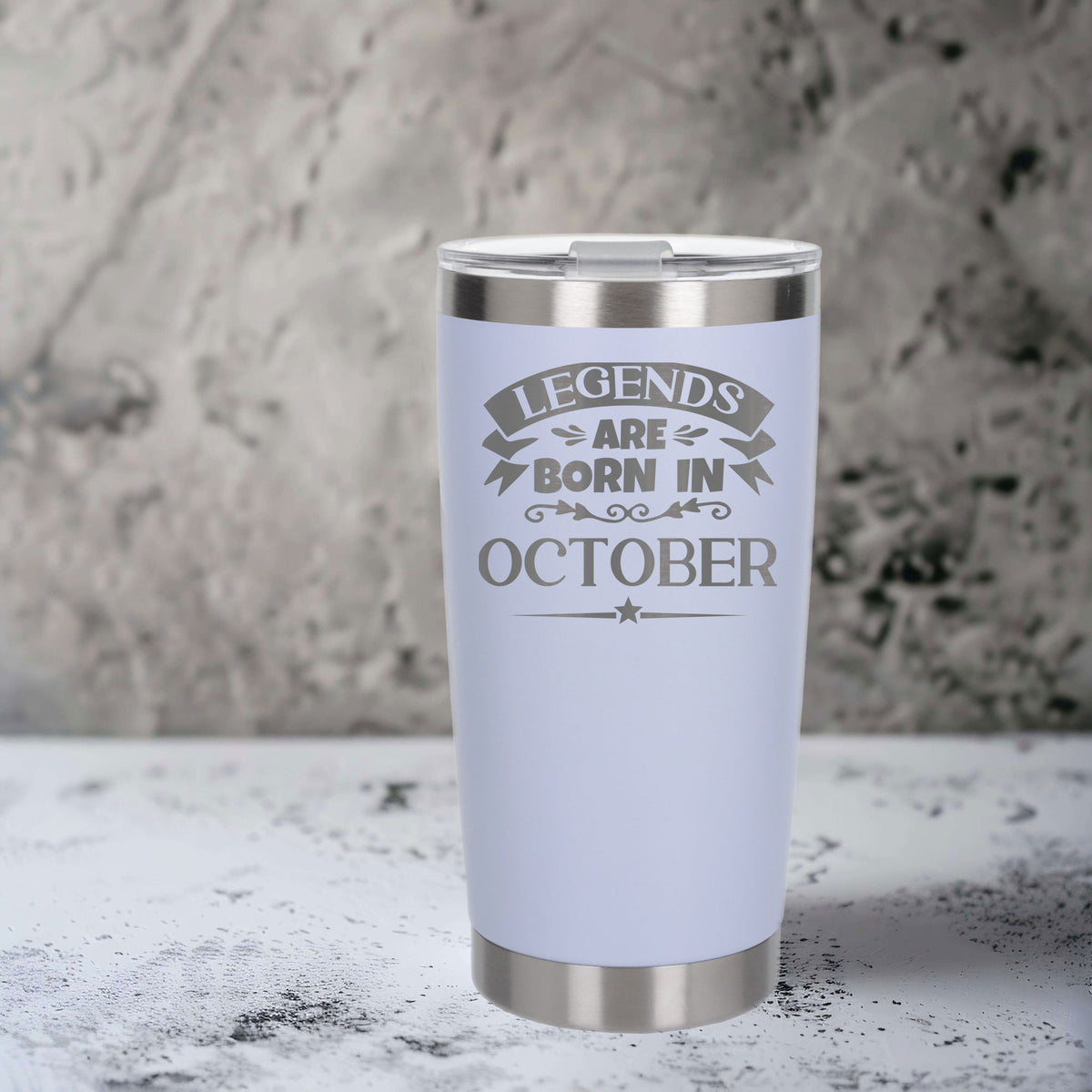 White Thermal Metal Coffee Cup