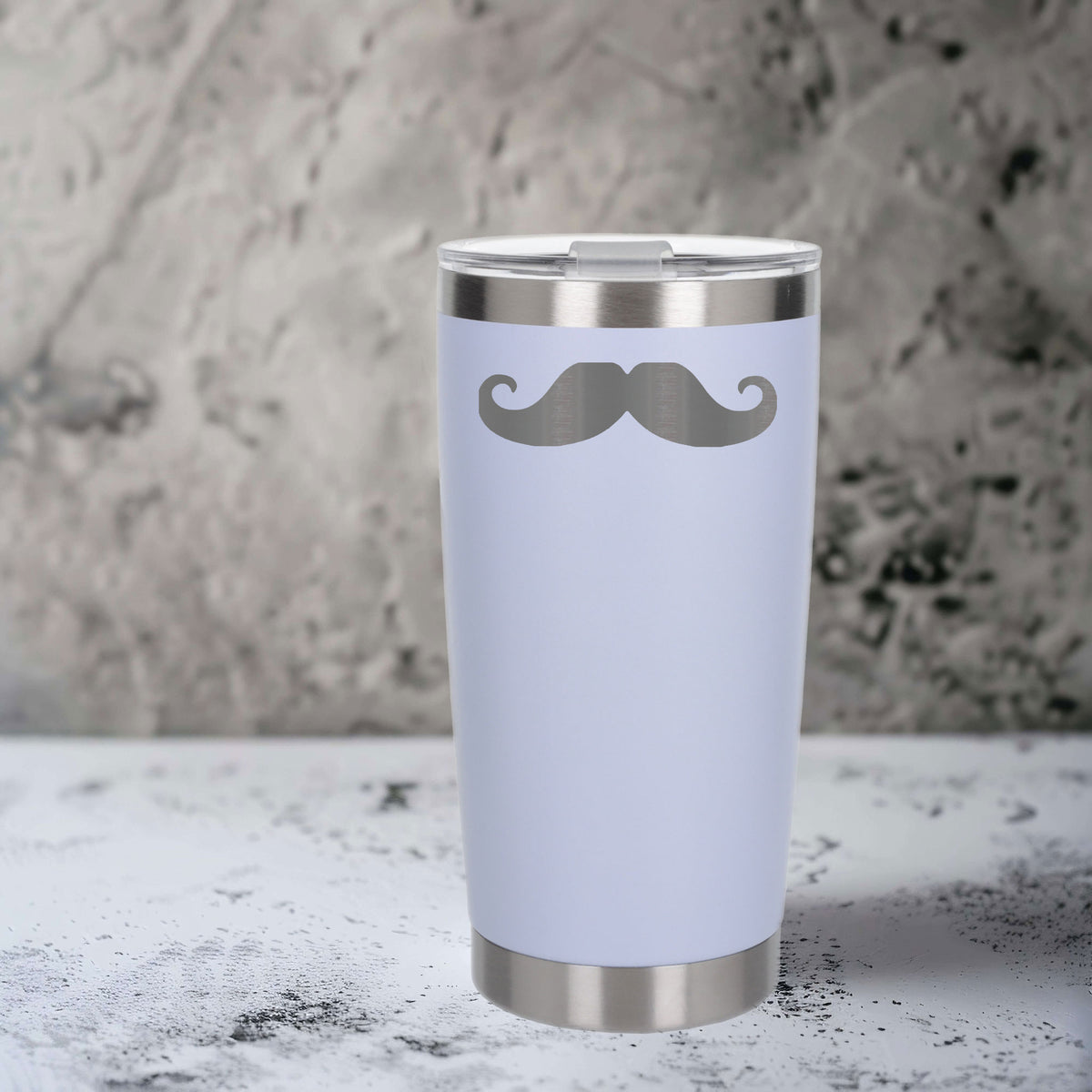 White Thermal Metal Coffee Cup