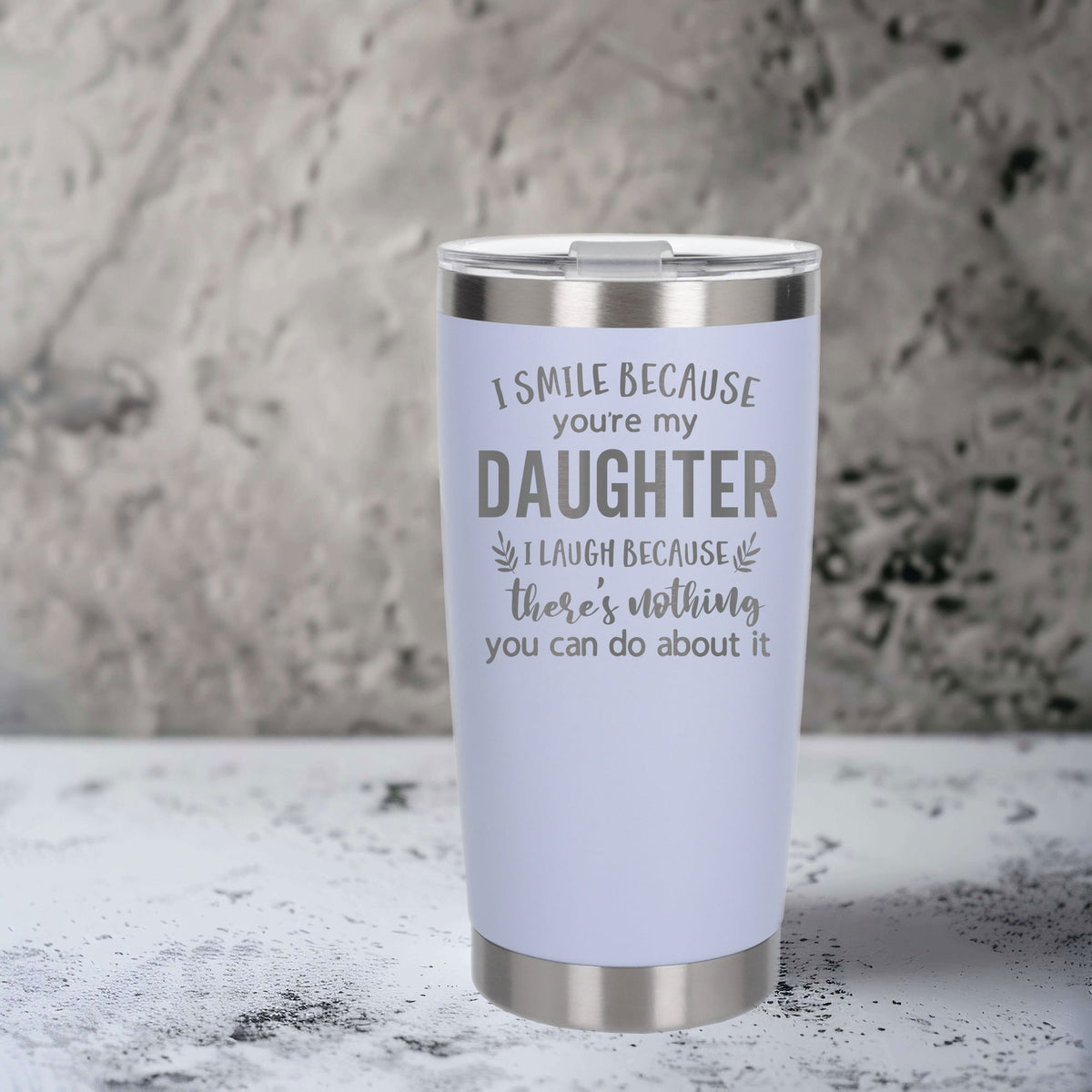 White Thermal Metal Coffee Cup