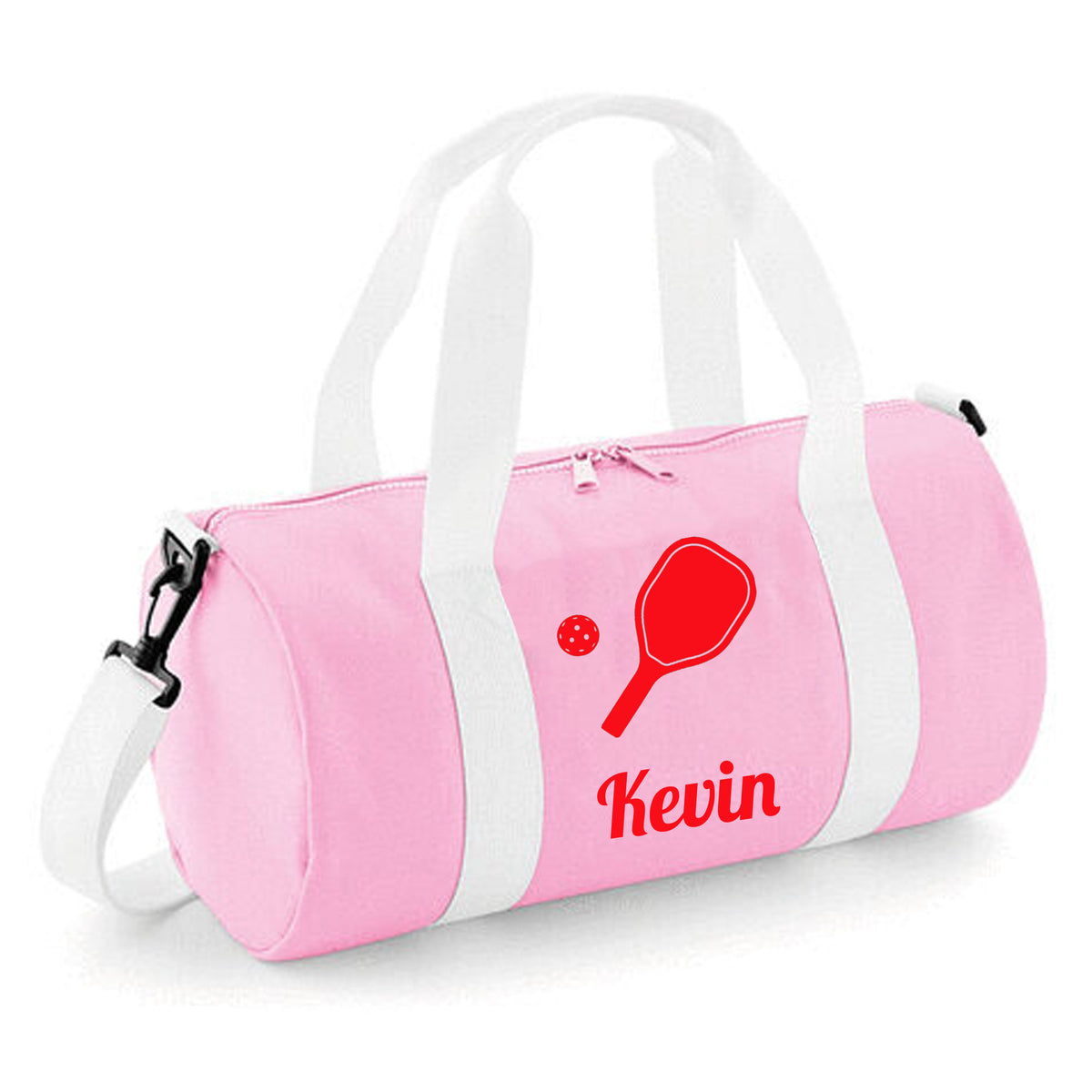 Personalised Pickleball Barrel Bag | Kids Sports Holdall with Name