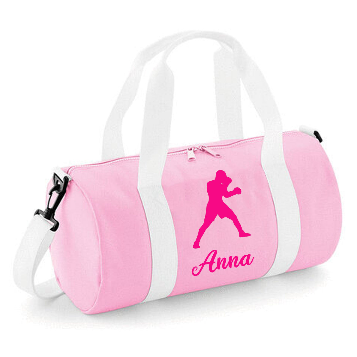 Personalised Boxer Design Barrel Bag | Kids Sports Holdall with Name