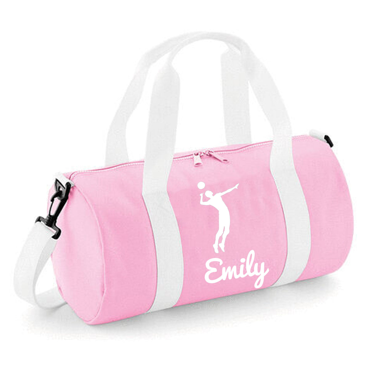 Personalised Volleyball Barrel Bag | Kids Sports Holdall with Name