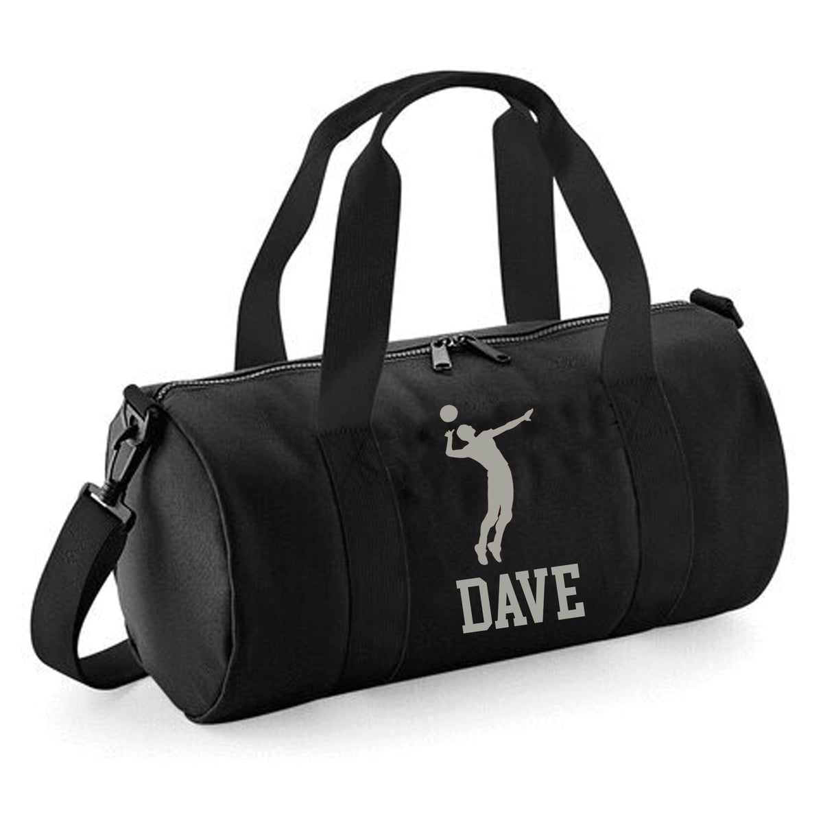 Personalised Volleyball Barrel Bag | Kids Sports Holdall with Name