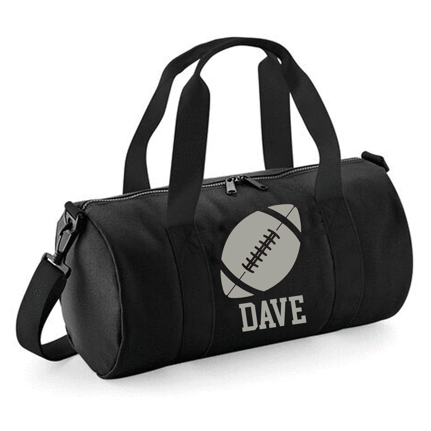 Personalised Rugby Ball Barrel Bag 12L - With Logo & Name
