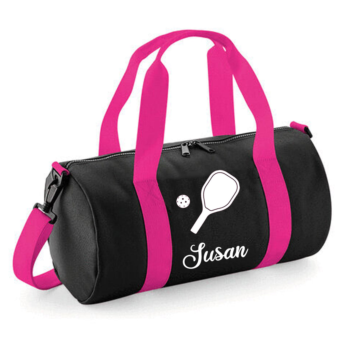 Personalised Pickleball Barrel Bag | Kids Sports Holdall with Name