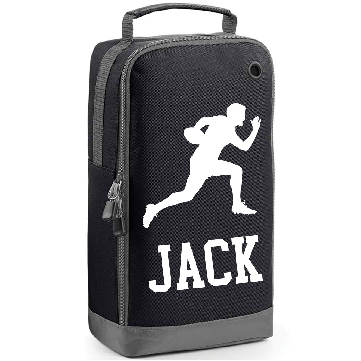 Rugby Boot Bag or Shoe Bag – Personalised with Name | Rugby Player Design