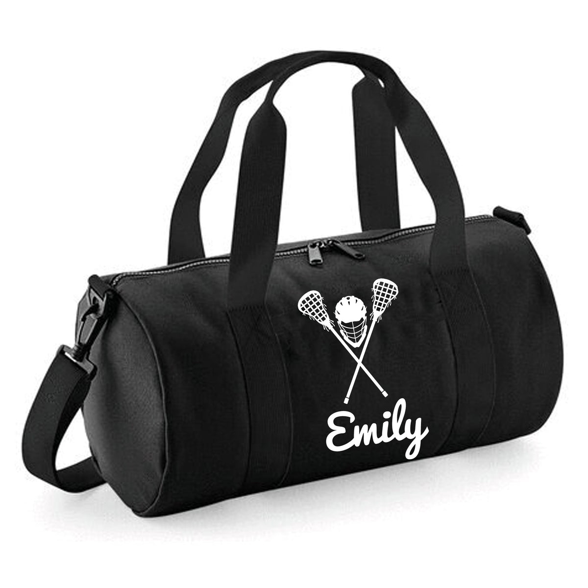 Personalised Lacrosse Barrel Bag | Kids Sports Holdall with Name
