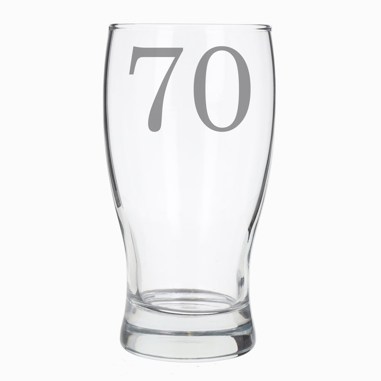 Name and Age Engraved Pint Glass – Personalised Birthday Gift