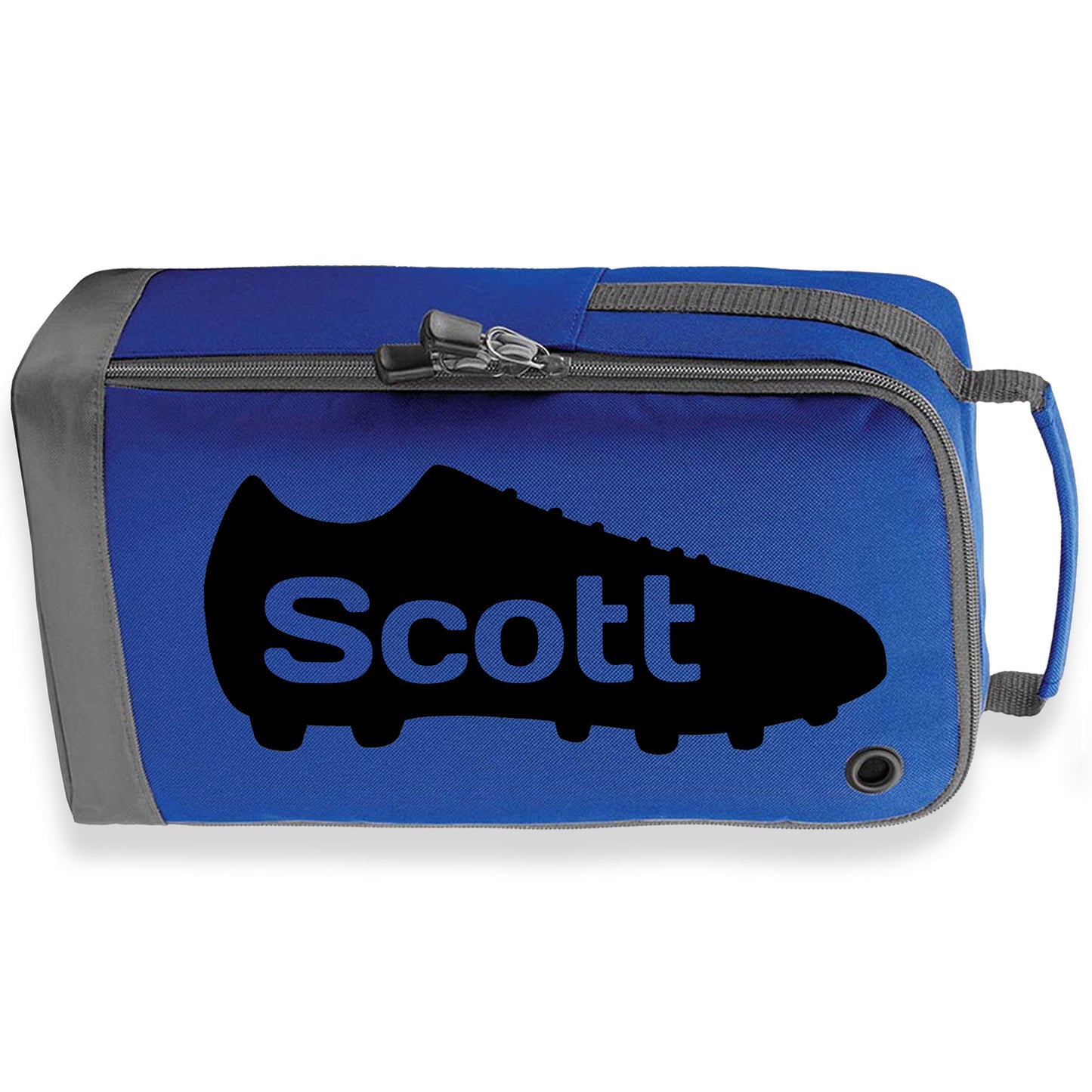 Personalised Football Boot Bag – Custom Design with Name - Always Looking Good - - Royal Blue
